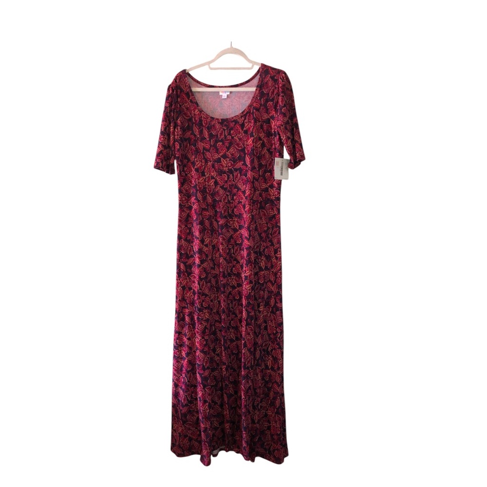 NWT- LuLaRoe Anna floral maxi dress